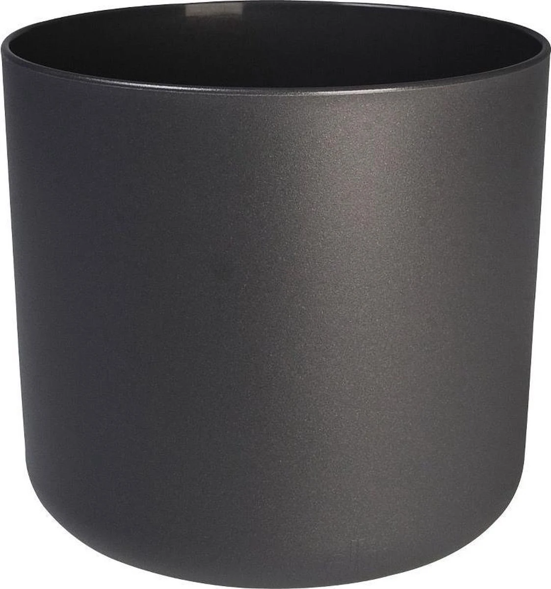Elho B.for Soft Rond 22 - Bloempot Voor Binnen - Ø 22.3 X H 20.4 Cm - Zwart/Antraciet