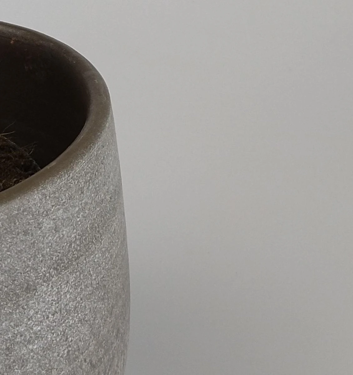 Merkloos Pot Esra Mystic Grey Bloempot Binnen 22 Cm - Afbeelding 2