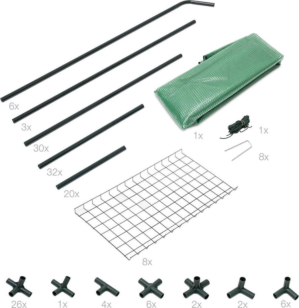 Relaxdays Tuinkas Folie - Grote Foliekas - Tomatenkas - Kweekkas - Hobbykas - Broeikas - Afbeelding 8