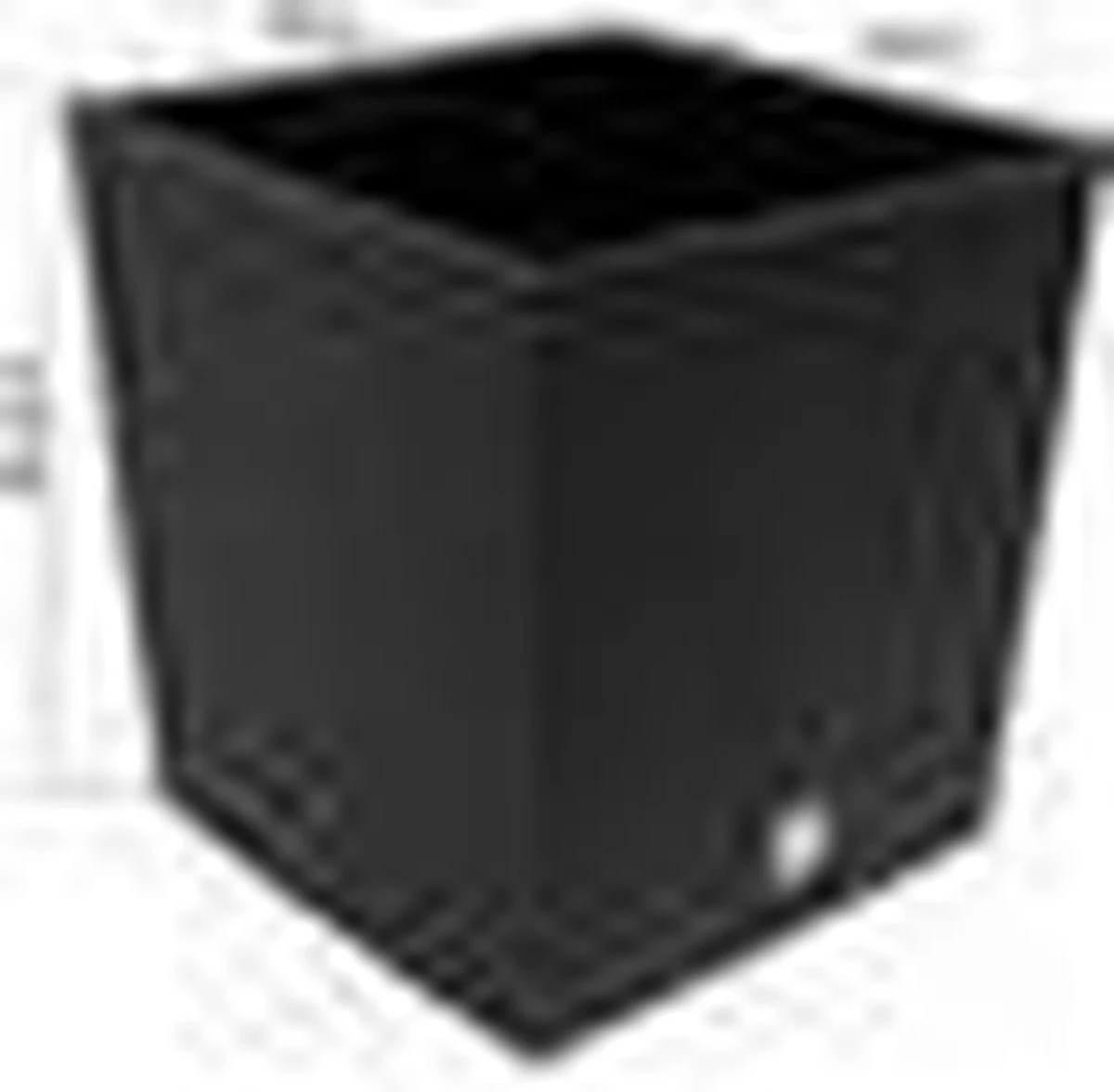 Prosperplast Kunststof Rato Rotan Bloempot/plantenpot Met Binnenpot Antraciet 40 Cm - Bloempotten Voor Binnen En Buiten - Afbeelding 12