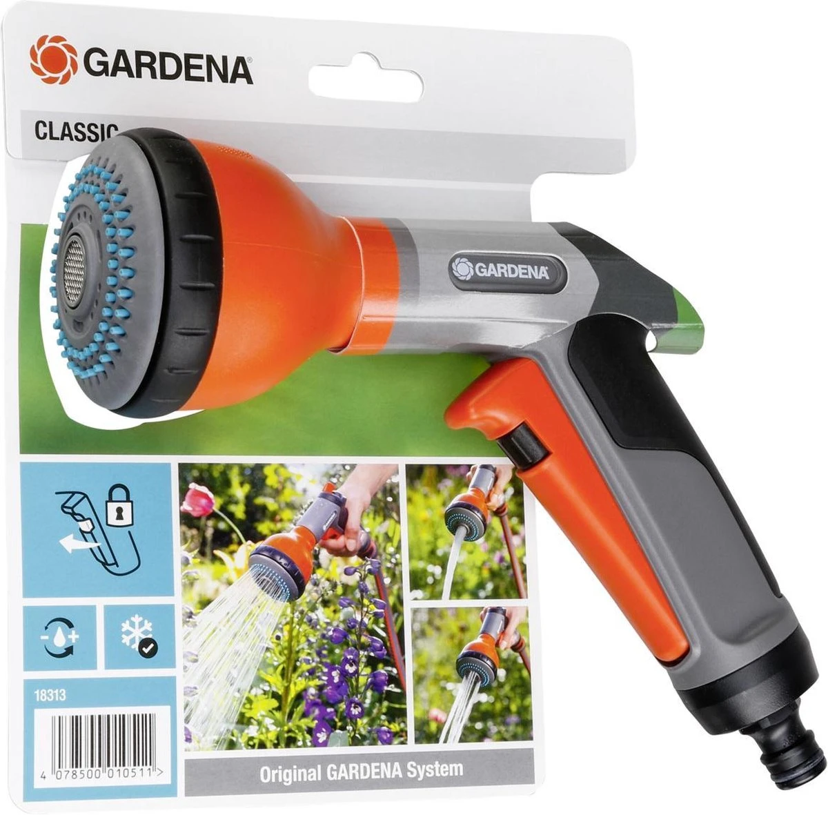 GARDENA - Classic- Multifunctionele Broeskop - Exclusief Verlengsteel - Afbeelding 9