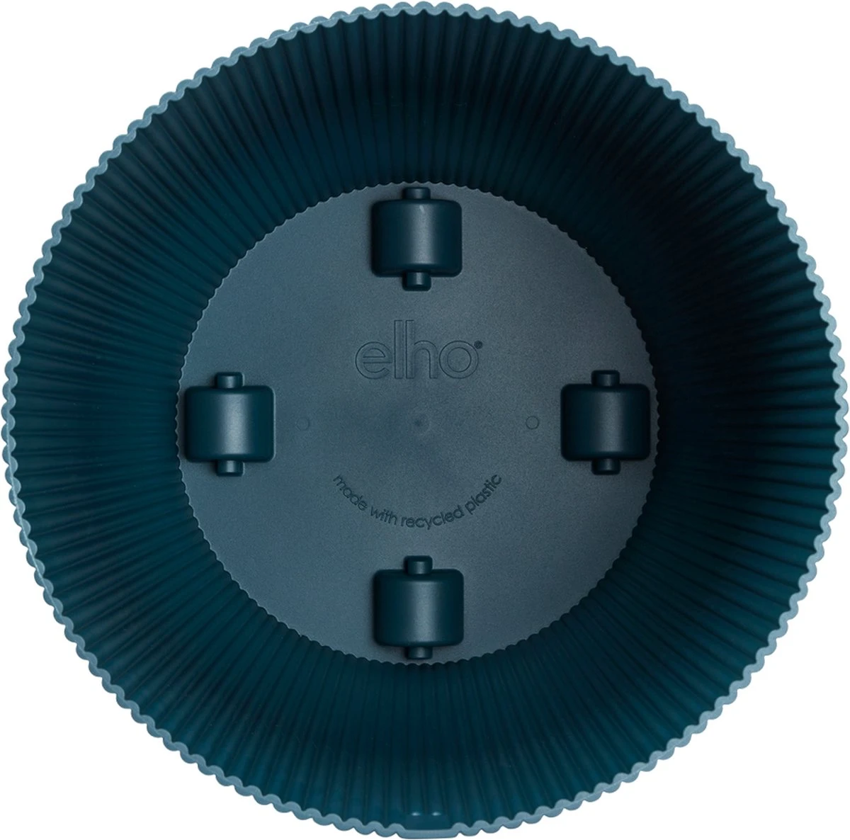Elho Vibes Fold Rond Wielen 35 - Bloempot Voor Binnen - Ø 34.9 X H 32.4 Cm - Diepblauw - Afbeelding 8