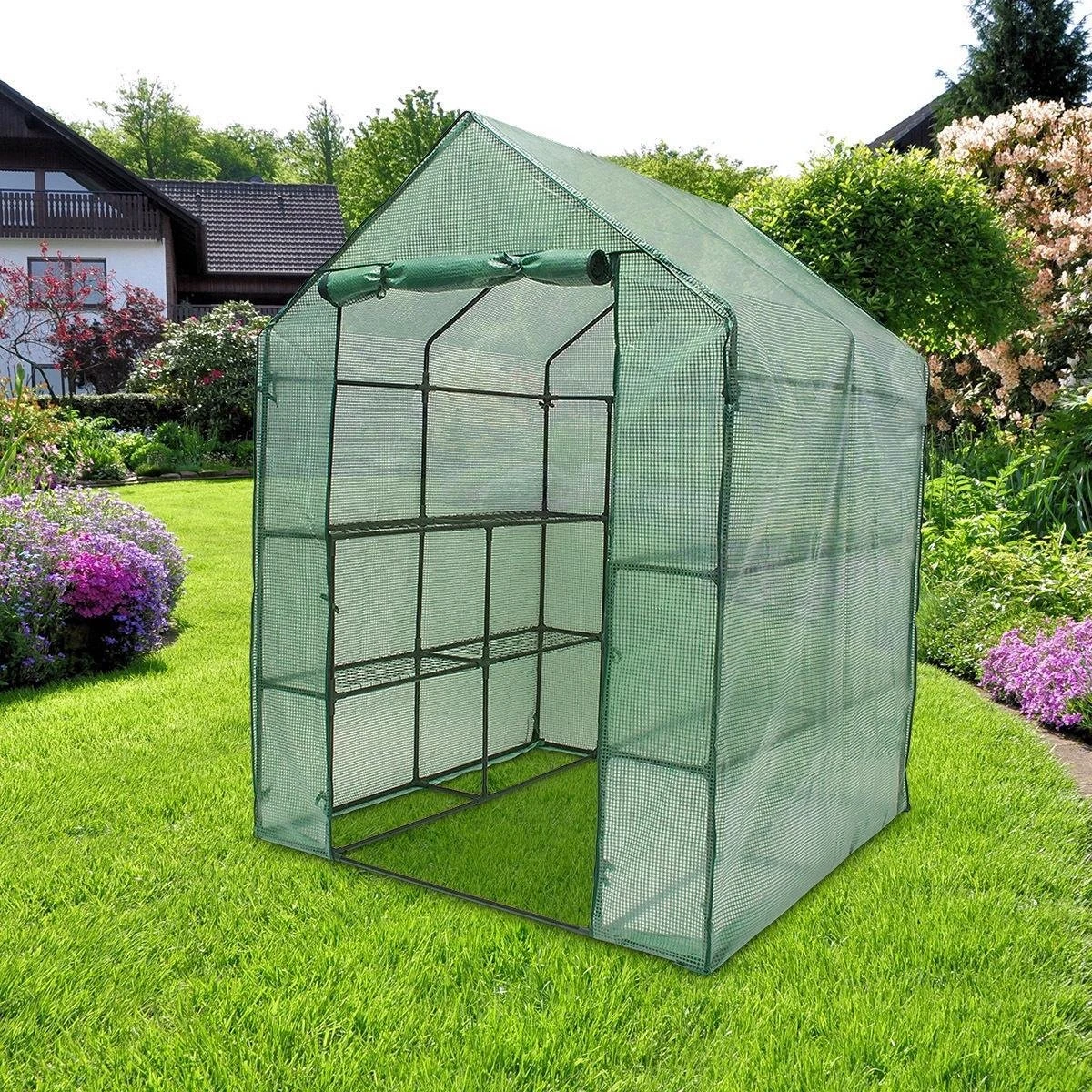 Relaxdays Tuinkas Folie - Grote Foliekas - Tomatenkas - Kweekkas - Hobbykas - Broeikas - Afbeelding 6