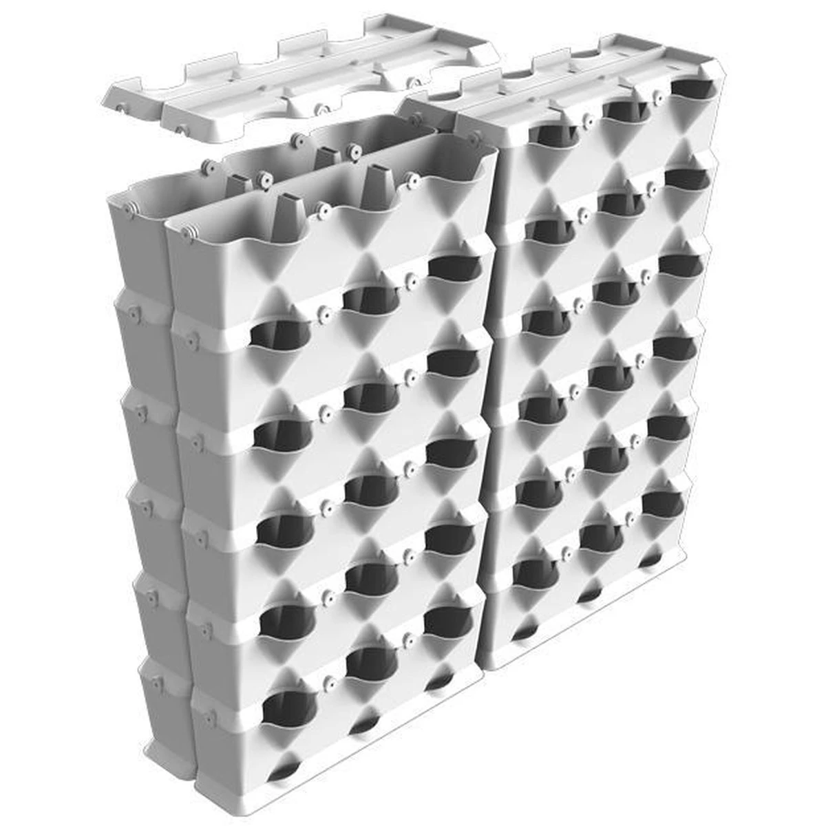 Minigarden Vertical Verticale Tuin - Wit - Afbeelding 3