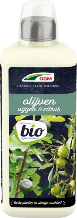 Dcm Meststof Vloeibaar Olijven & Vijgen - Siertuinmeststoffen - 800 Ml Bio