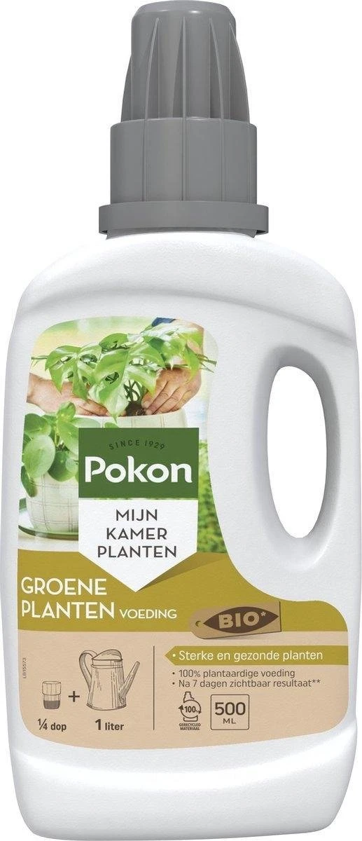 Pokon Bio Groene Planten Voeding - 500ml - Plantenvoeding (bio) - 7ml Per 1L Water - Afbeelding 6