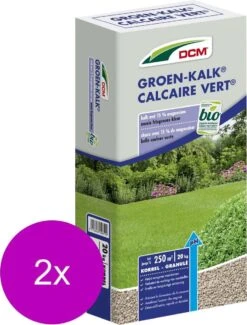 Dcm Groen-Kalk 250 M2 - Kalk - 2 X 20 Kg (K)